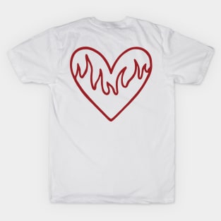 Heart on Flames T-Shirt